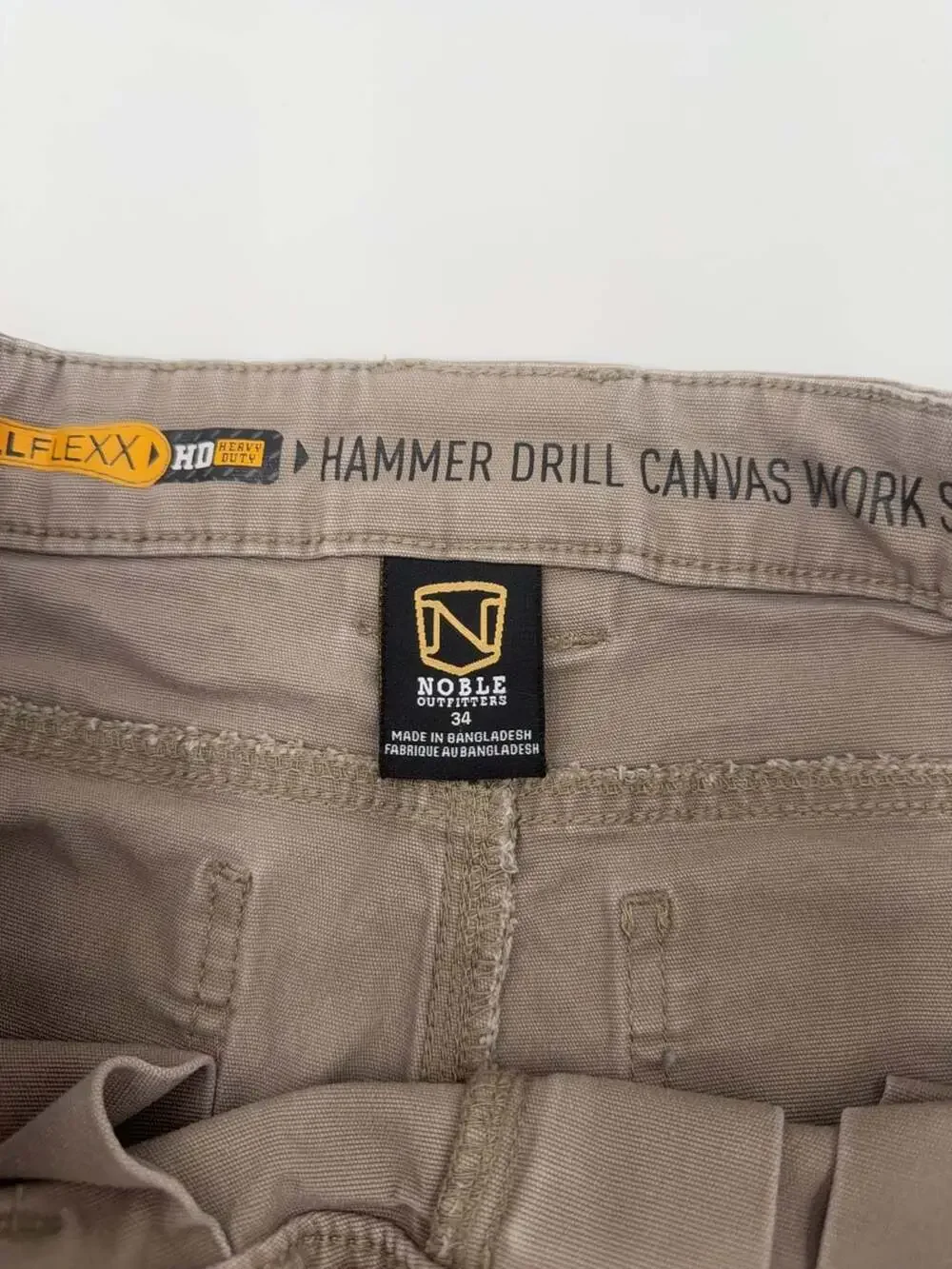 Noble Outfitters Hammer Drill Canvas Work Shorts with FullFlexx Technology - Picture 2 of 6